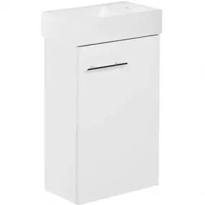 Fürdőszoba bútor készlet Smart D40 1D0S L1406 fehér kép