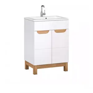Fürdőszobaszekrény mosdókagyló alá Bafi 2D 60 cm kép
