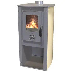 Acél Kályha Space R+ 3, 9 kW kép