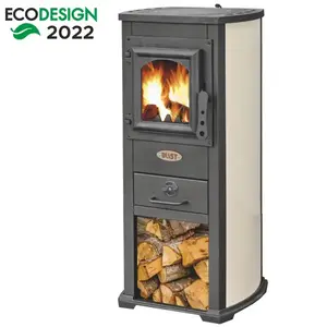 Acél Kályha Berna Lux 5, 3 kW bézs kép