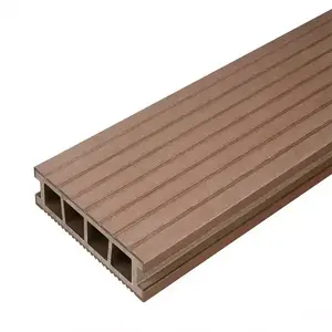 Kompozit teraszburkolat szálcsiszolt Bergdeck gesztenye 2400x150x25mm kép