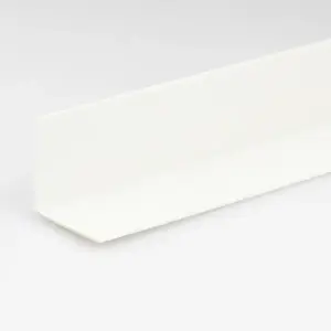 Sarokprofil pvc fehér fényes 15x15x1000 kép
