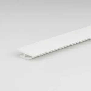 Profil h pvc fehér fényes 3.5x11x22x1000 kép