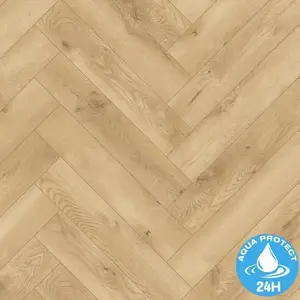 Laminált padló vízálló Tölgy Altea 8mm AC5 Herringbone WR 66883 kép