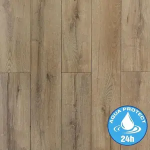Laminált padló tölgy Zlatar 8 mm AC4 Aqua Parquet Mercado 3282 kép
