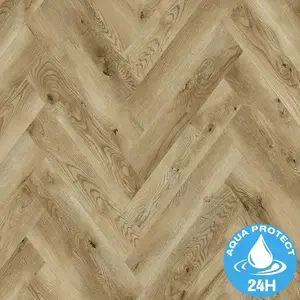 Laminált padló tölgy Brescia 8mm AC5 Herringbone WR 68565 kép