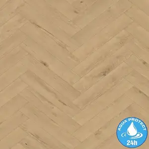 Laminált padló vízálló Tölgy Smoked Montanara 8mm AC5 Herringbone K850 kép