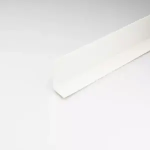 Sarokprofil fehér szatén 20x20x2000 kép