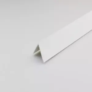 Sarokprofil fehér szatén 30x30x2000 kép