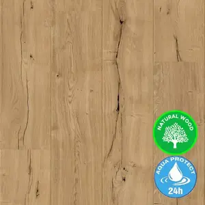 Padló furnérozott tölgy Bradford 8.5mm Veneer Parquet Aqua O273 kép