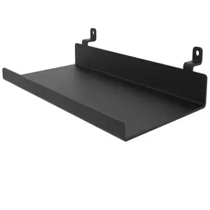 Fekete fém polc lécekhez 3x10x20 cm kép