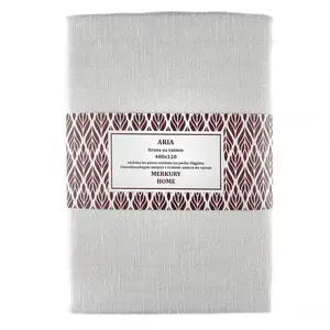 Függöny szalagon ARIA poliészter ekrü 140x260 Merkury Home kép