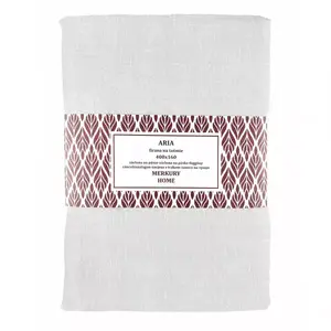Függöny szalagon ARIA poliészter fehér400x160 Merkury Home kép