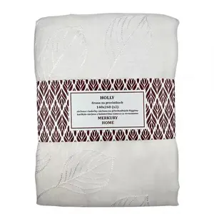 Függöny karikán Holly poliészter fehér 140x260 Merkury Home II/22 kép