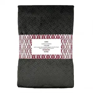 Függöny Chic ráncolószalagon135x180 sötét szürke Merkury Home kép