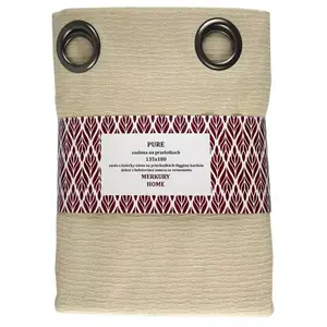Sötétítő karikán Pure 135x180 ecrü Merkury Home kép