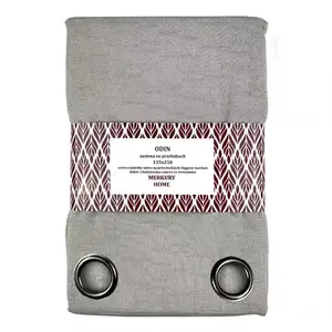 Függöny Odin karikákkal 135x250 világos szürke Merkury Home kép