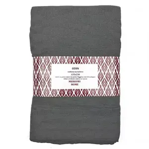 Függöny Odin ráncolószalagon 135x250 szürke Merkury Home kép