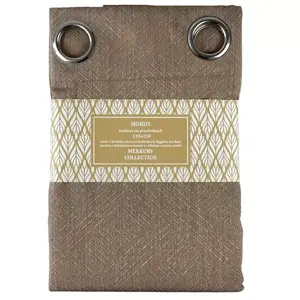 Függöny Horus 135x250 barna Merkury Home kép