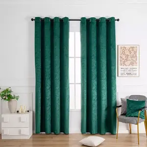 Sötétítő karikán Velvet GY2328/270G/M2/7 140x250 cm zöld kép