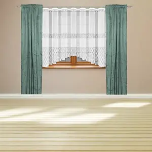 Szalagfüggöny Velvet YX503 135x250 zöld kép