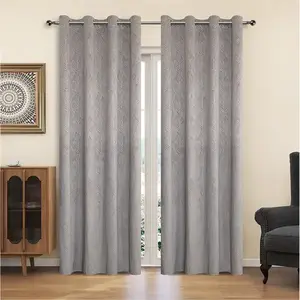 Függöny karikákkal YC11940/200G/122/140x250 cm szürke kép