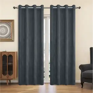 Függöny karikákkal YC11932/200G/053/140x250 cm szürke kép