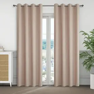 Függönyök karikákkal, KSENIA YC11867/280G/7/140x250 barna kép
