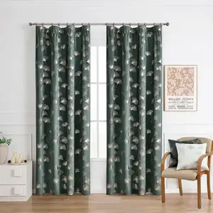Függöny ráncoló szalagon GINKO RQ-015/210GSM 140x250 zöld kép