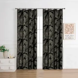 Függöny ráncoló szalagon MOLLY RQ-198/210GSM 140x250 fekete kép