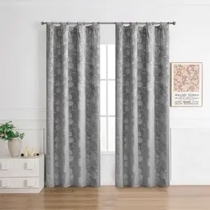 Függöny ráncoló szalagon TRESSA RQ-101/210GSM 140x250 szürke kép