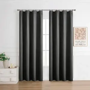 Függöny ráncoló szalagon NORI 005/185GSM 140x250 szürke kép