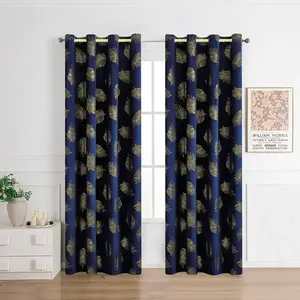 Függöny fémkarikával MARMA 2504-2/210GSM 140x250 kék kép