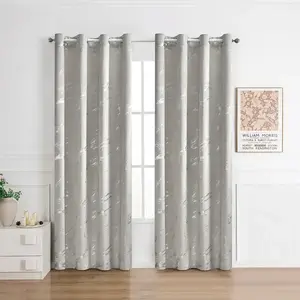 Függöny fémkarikával VELVI 2504-7/210GSM 140x250 szürke kép