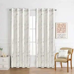 Függöny fémkarikával VELVI 2504-7/210GSM 140x250 krém kép