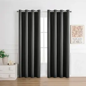 Függöny fémkarikával NORI 005/185GSM 140x250 szürke kép
