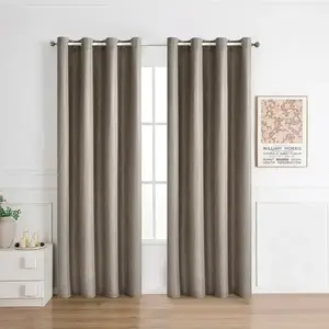 Függöny fémkarikával NORI 005/185GSM 140x250 barna kép