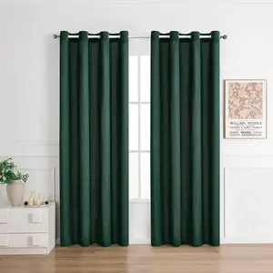 Függöny fémkarikával NORI 008/165GSM 140x250 zöld kép