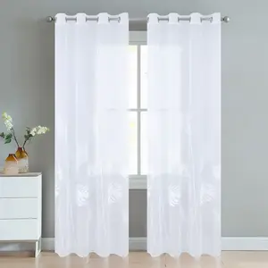 Ráncolószalagos függöny ANIELA E2501 140x250 fehér kép