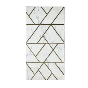 Szőnyeg Frisee Diamond 1, 33/1, 9 A0052 fehér/arany kép