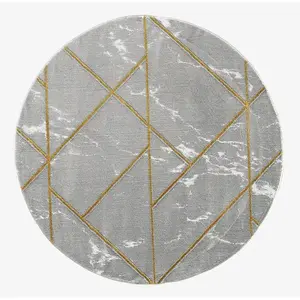 Szőnyeg Diamond 1, 6/1, 6 A0052 szürke/arany kép