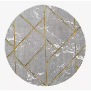 Szőnyeg Diamond 0, 8/0, 8 A0052 szürke/arany kép