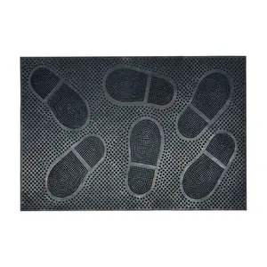 Gumírozott Lábtörlő kültéri Alice K-117 58x36 cm cipők kép