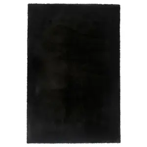 Szőnyeg Shaggy Teddy Rug 1, 9/2, 7 fekete kép