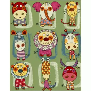 Szőnyeg Kids Diamond 0, 8/1, 5 21065 40 kép