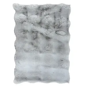 Szőnyeg Rabbit Fur Big Bubble 0, 6/0, 9 Sm215 ezüst kép
