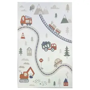 Szőnyeg Step Kids 0, 8/1, 5 A3632a narancssárga/krém színű kép