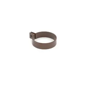BRYZA PVC Fém lefolyócsőtartó bilincs 63 mm Barna kép