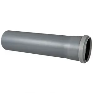 Csatornacső szürke 50 x 500 tömítéssel kép