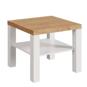 Dohányzóasztal Olaf VII fehér/craft kép